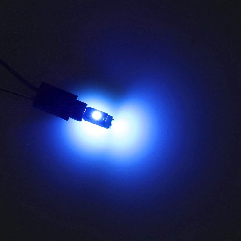 Nanpoku مصباح LED نانبوك سوبر برايت 12X T5 74 73 37 2721 لعداد لوحة القيادة (أزرق) - Image 4